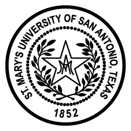 MA ST. MARY'S UNIVERSITY OF SAN ANTONIOTEXAS 1852 logo