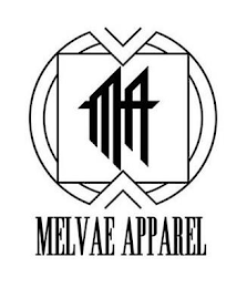 MA V V MELVAE APPAREL logo