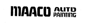 MAACO AUTO PAINTING logo