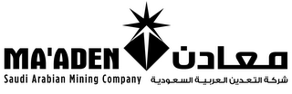 MA'ADEN SAUDI ARABIAN MINING COMPANY logo