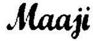 "MAAJI" logo