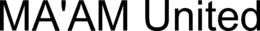 MA'AM UNITED logo