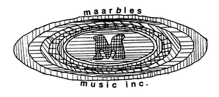 MAARBLES MUSIC INC. M logo