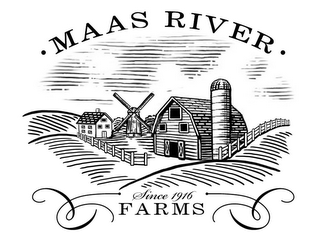 ·  MAAS RIVER · FARMS SINCE 1916 logo