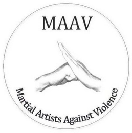 MAAV MARTIAL ARTISTS AGAINST VIOLENCE logo