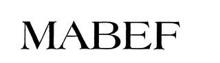 MABEF logo