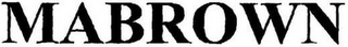 MABROWN logo