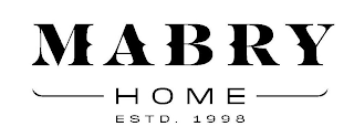 MABRY HOME ESTD. 1998 logo