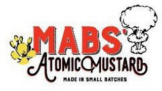 MABS' ATOMIC MUSTARD MADE IN SMALL BATCHES logo
