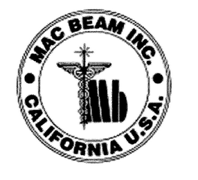 MAC BEAM, INC. CALIFORNIA U.S.A. logo