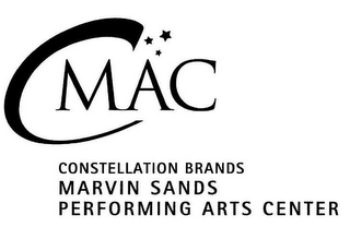 MAC CONSTELLATION BRANDS MARVIN SANDS PERFORMING ARTS CENTER logo