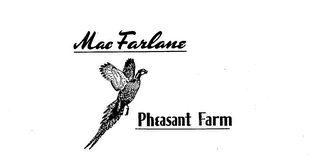 MAC FARLANE PHEASANT FARM logo