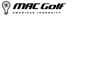 MAC GOLF AMERICAN INGENUITY logo