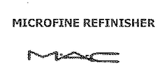 MAC MICROFINE REFINISHER logo