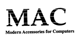 MAC MODERN ACCESSORIES FOR COMPUTERS logo