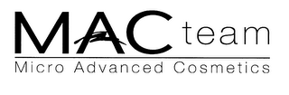 MAC TEAM MICRO ADVANCED COSMETICS logo