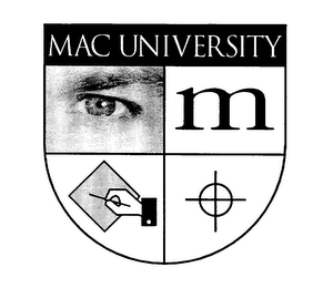 MAC UNIVERSITY M logo