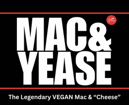 MAC& YEASE THE LEGENDARY VEGAN MAC & "CHEESE" V logo