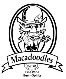 MACADOODLES EST. 1997 FINE WINE BEER · SPIRITS logo