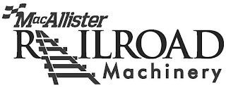 MACALLISTER RAILROAD MACHINERY logo