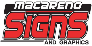 MACARENO SIGNS AND GRAPHICS logo