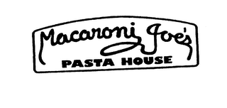 MACARONI JOE'S PASTA HOUSE logo