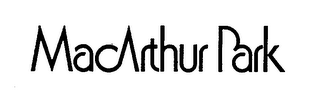 MACARTHUR PARK logo