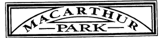 MACARTHUR PARK logo