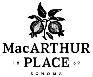 MACARTHUR PLACE 1869 SONOMA logo