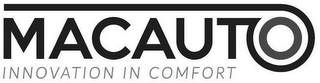 MACAUTO INNOVATION IN COMFORT logo