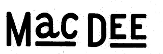 MACDEE logo