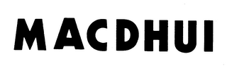 MACDHUI logo