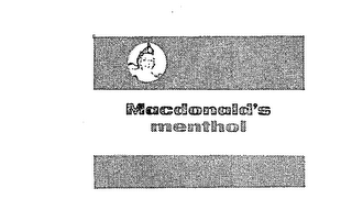 MACDONALD'S MENTHOL logo