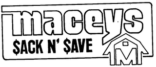 MACEYS $ACK N' $AVE M logo