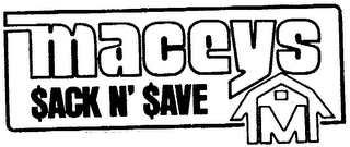 MACEYS SACK N' SAVE logo
