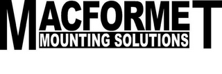 MACFORMET MOUNTING SOLUTIONS logo