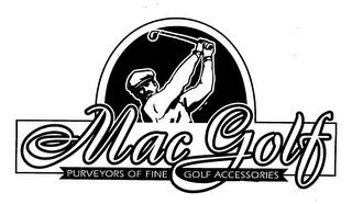 MACGOLF PURVEYORS OF FINE GOLF ACCESSORIES logo