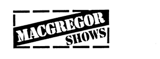 MACGREGOR SHOWS logo