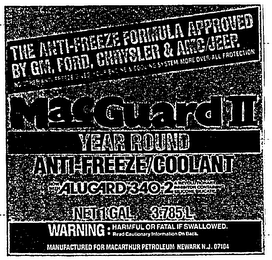 MACGUARD II YEAR ROUND ANTIFREEZE-COOLANT logo