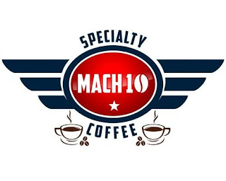 MACH 10 SPECIALTY COFFEE logo