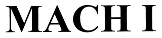 MACH I logo