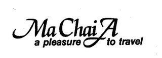 MACHAIA A PLEASURE TO TRAVEL logo
