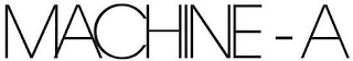 MACHINE-A logo