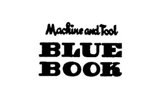 MACHINE AND TOOL BLUE BOOK logo