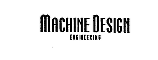 MACHINE DESIGN ENGINEERING logo