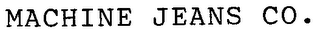 MACHINE JEANS CO. logo
