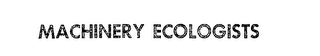 MACHINERY ECOLOGISTS logo