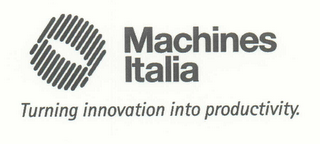 MACHINES ITALIA TURNING INNOVATION INTO PRODUCTIVITY. logo