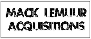 MACK LEMUUR ACQUISITIONS logo