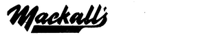 MACKALL'S logo